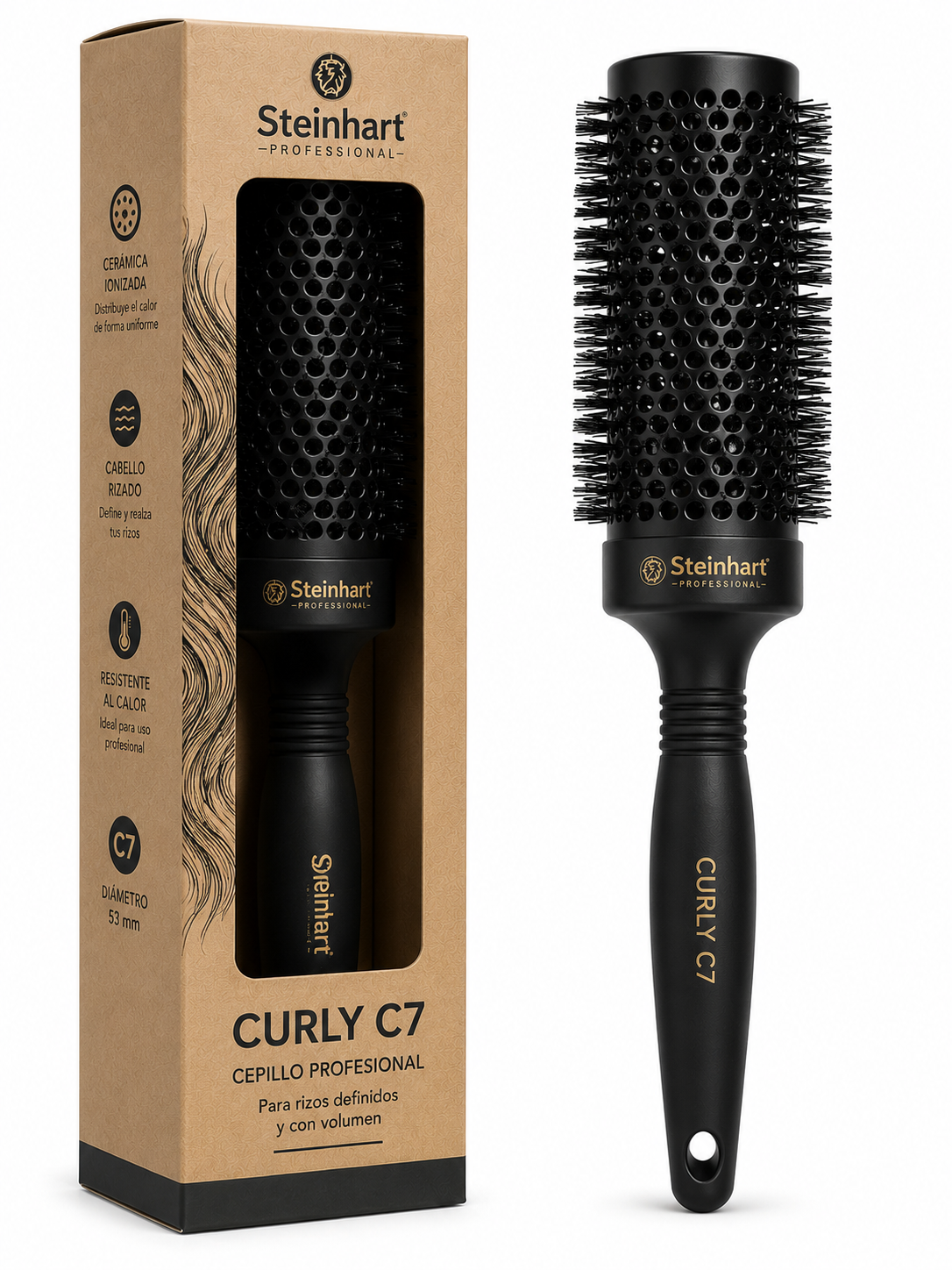 Curly C7 Cepillo profesional