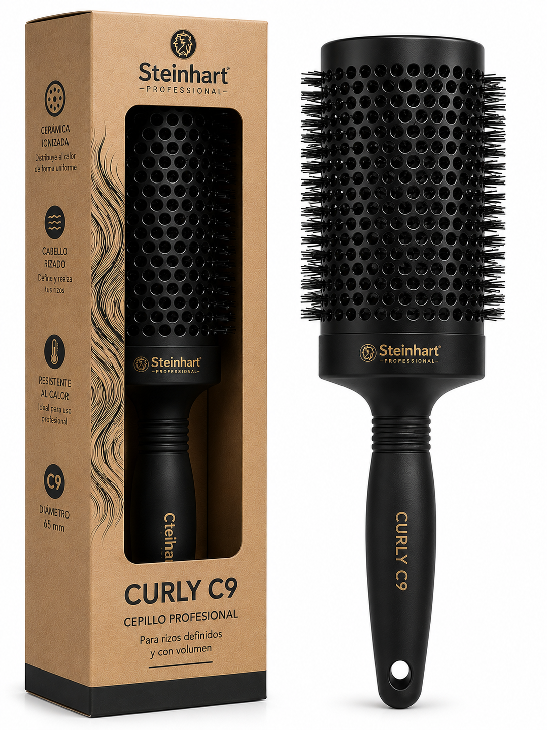 Curly C9 Cepillo profesional