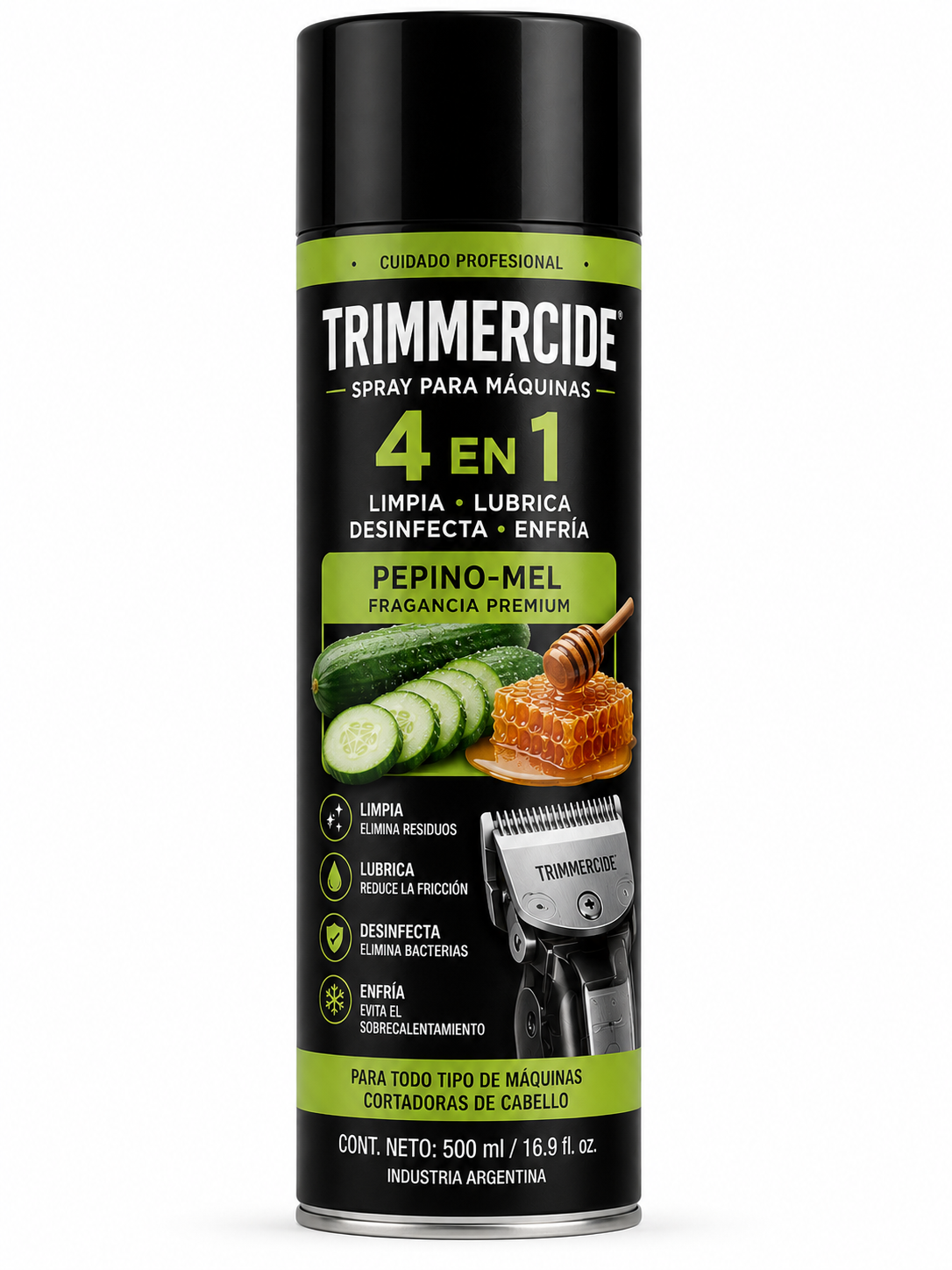 Spray para maquinas 4 en 1 pepino - mel