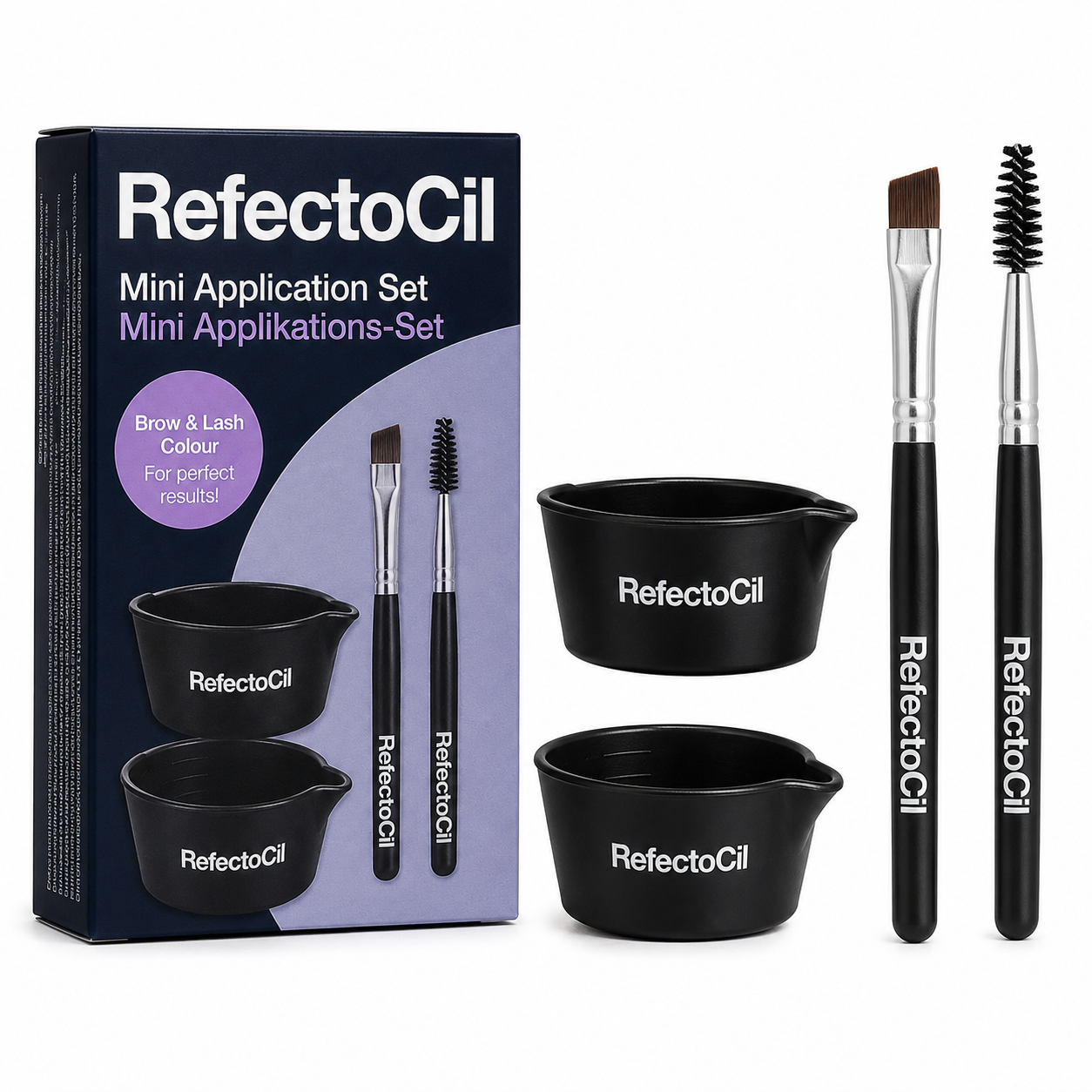 Juego Mini Jofainas Y Pinceles Refectocil