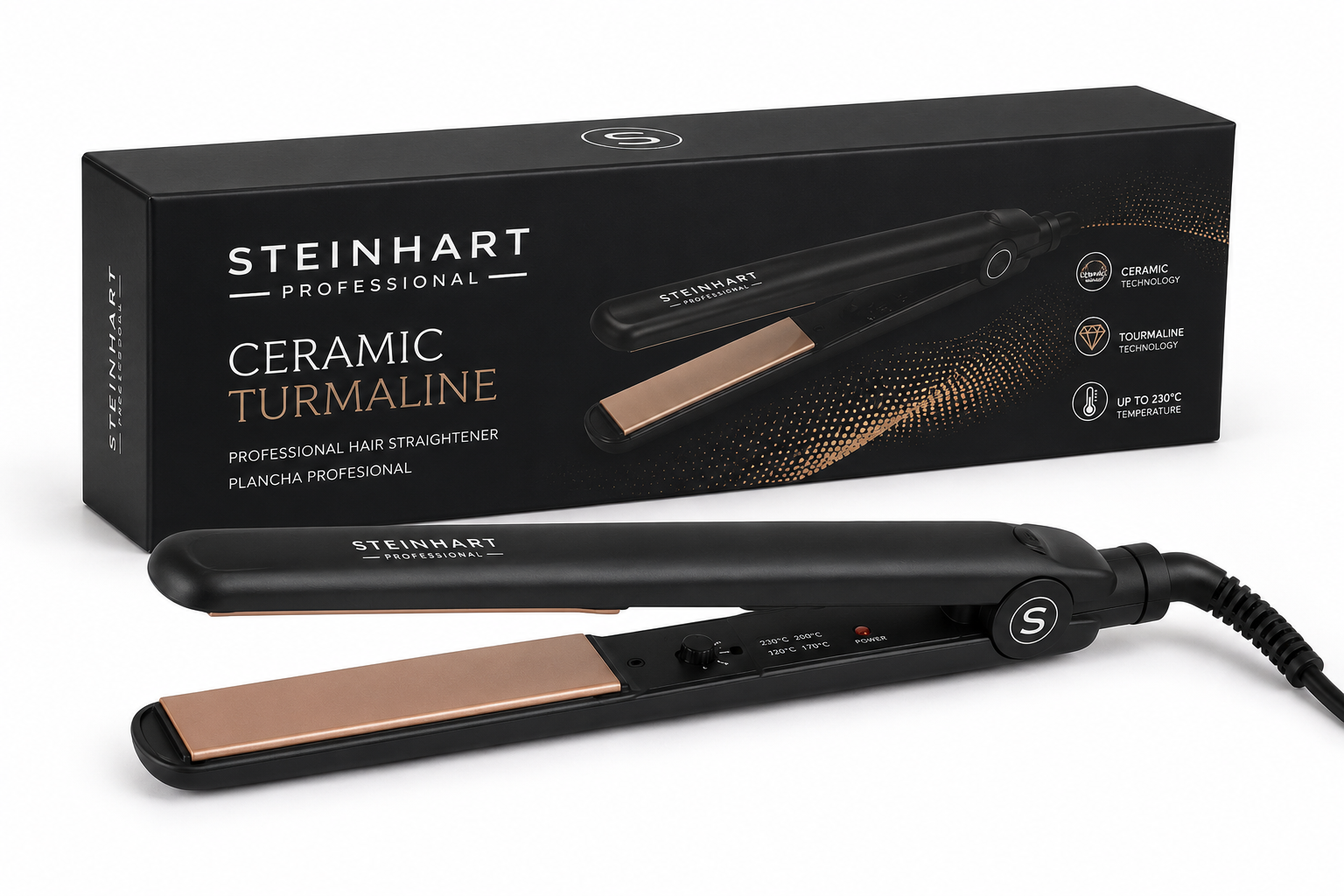 Plancha Steinhart Ceramic Turmaline
