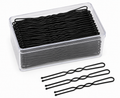 BOX 150 BUN HAIRPINS BLACK 75 MM