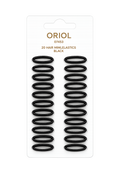 CARD 20 HAIR MINI ELASTICS BLACK
