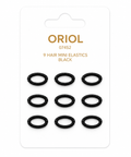 CARD 9 HAIR MINI ELASTICS BLACK