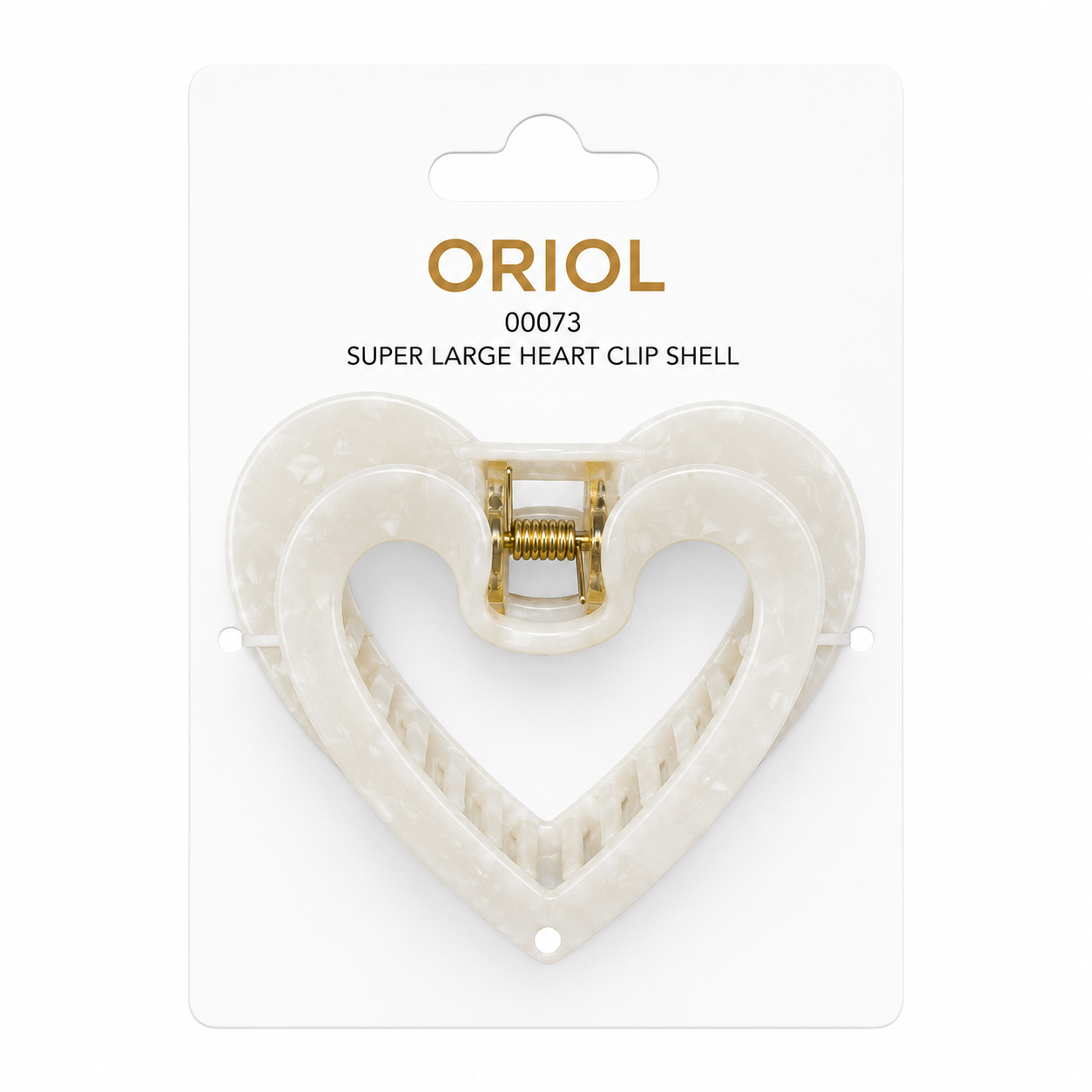 Super Large Heart Clip Shell ORIOL-00073
