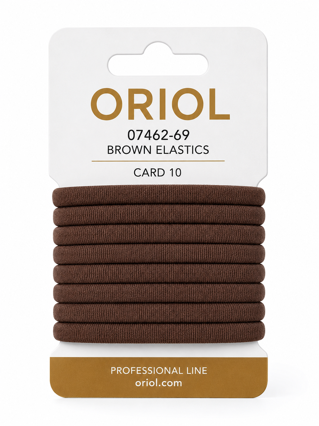 CARD 10 BROWN ELASTICS