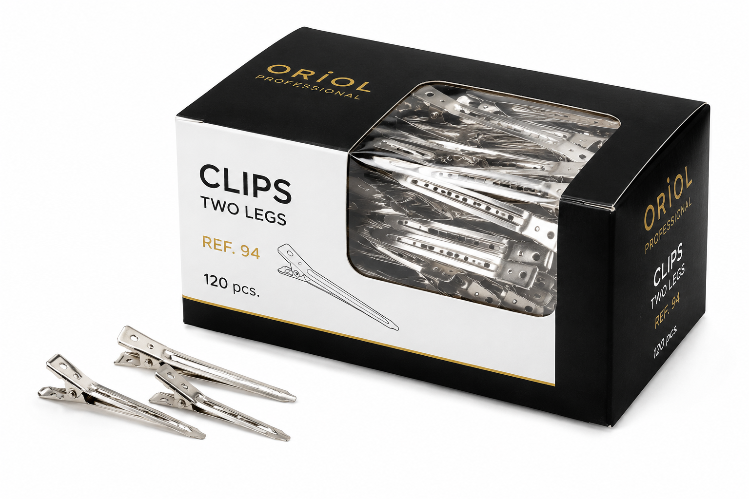 BOX 120 CLIPS TWO LEGS REF. 94