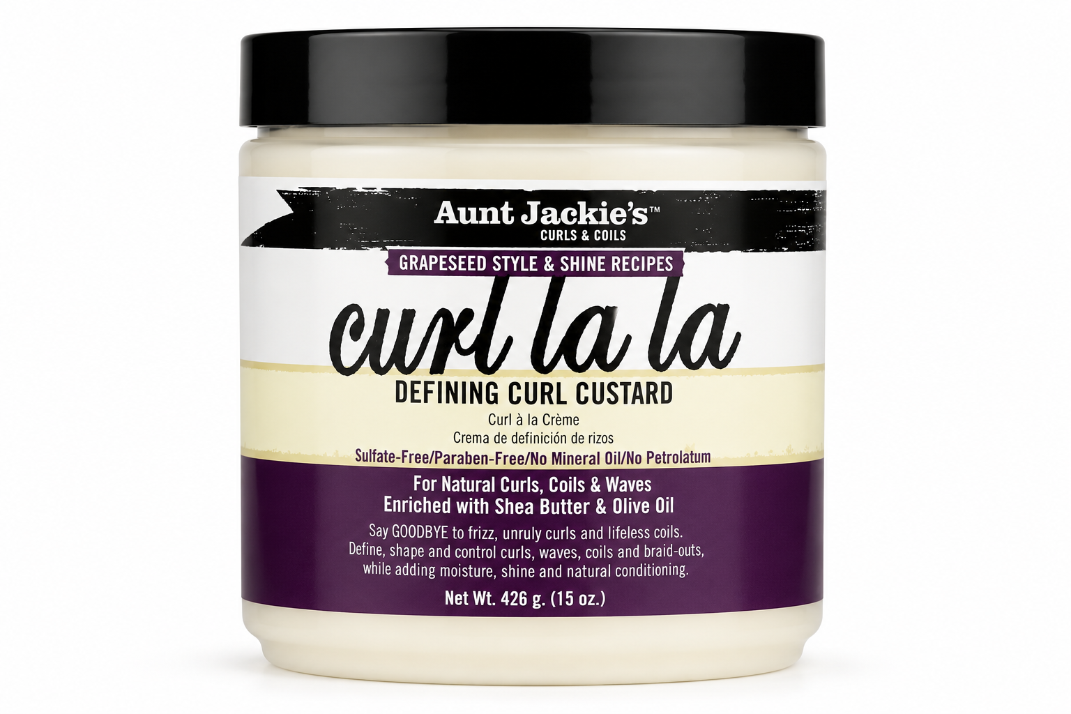 Aunt Jackies Curl La La Custard.