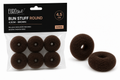 Bun Stuff Round Brown 4,5cm