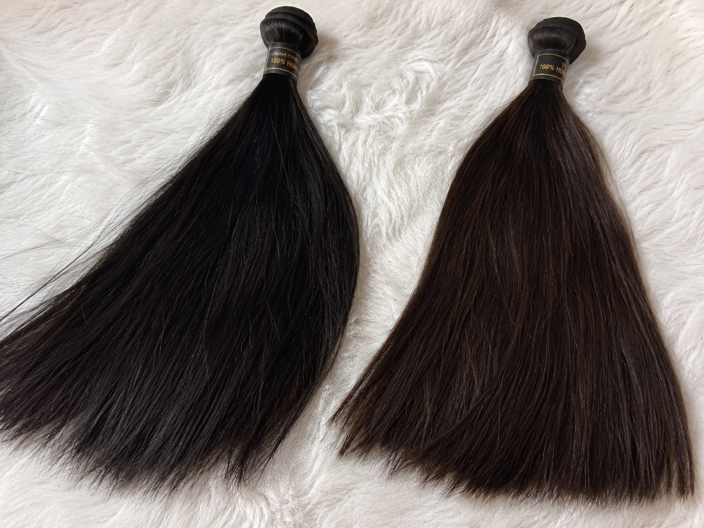 Single Drawn Straight Hair
