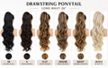 Drawstring Ponytail Long Wavy 26"