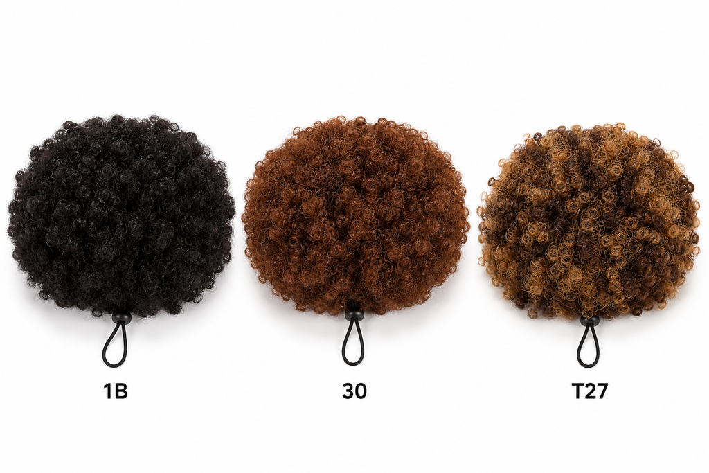 Afro Puff Bun Chignon