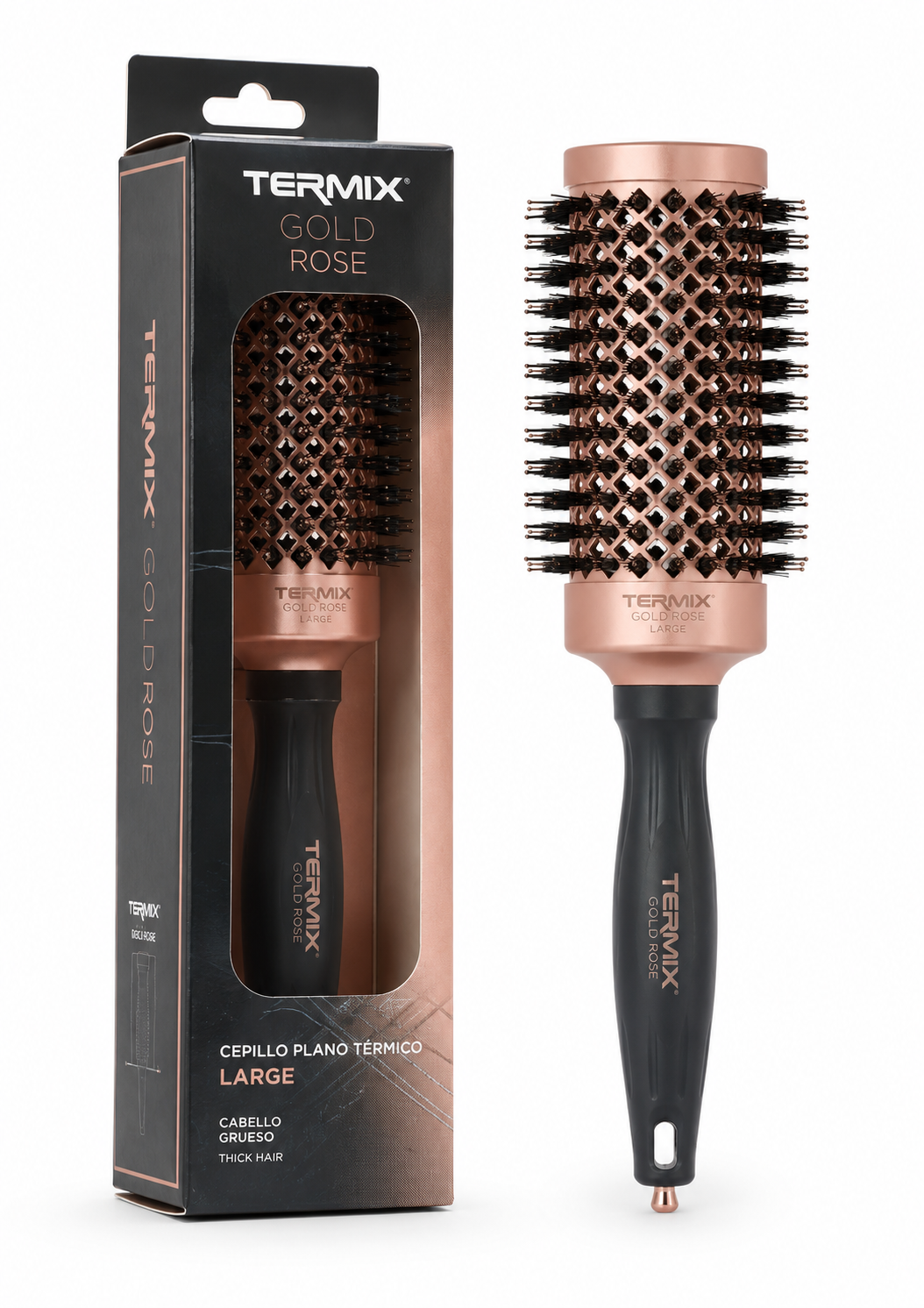 Cepillo Plano termico termix gold rose grande