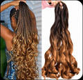French Curly Braiding Hair