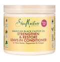 Shea Moisture jamaican black castor oil strengthen & restore leave in conditioner Shea butter, peppermint & apple cider vinegar