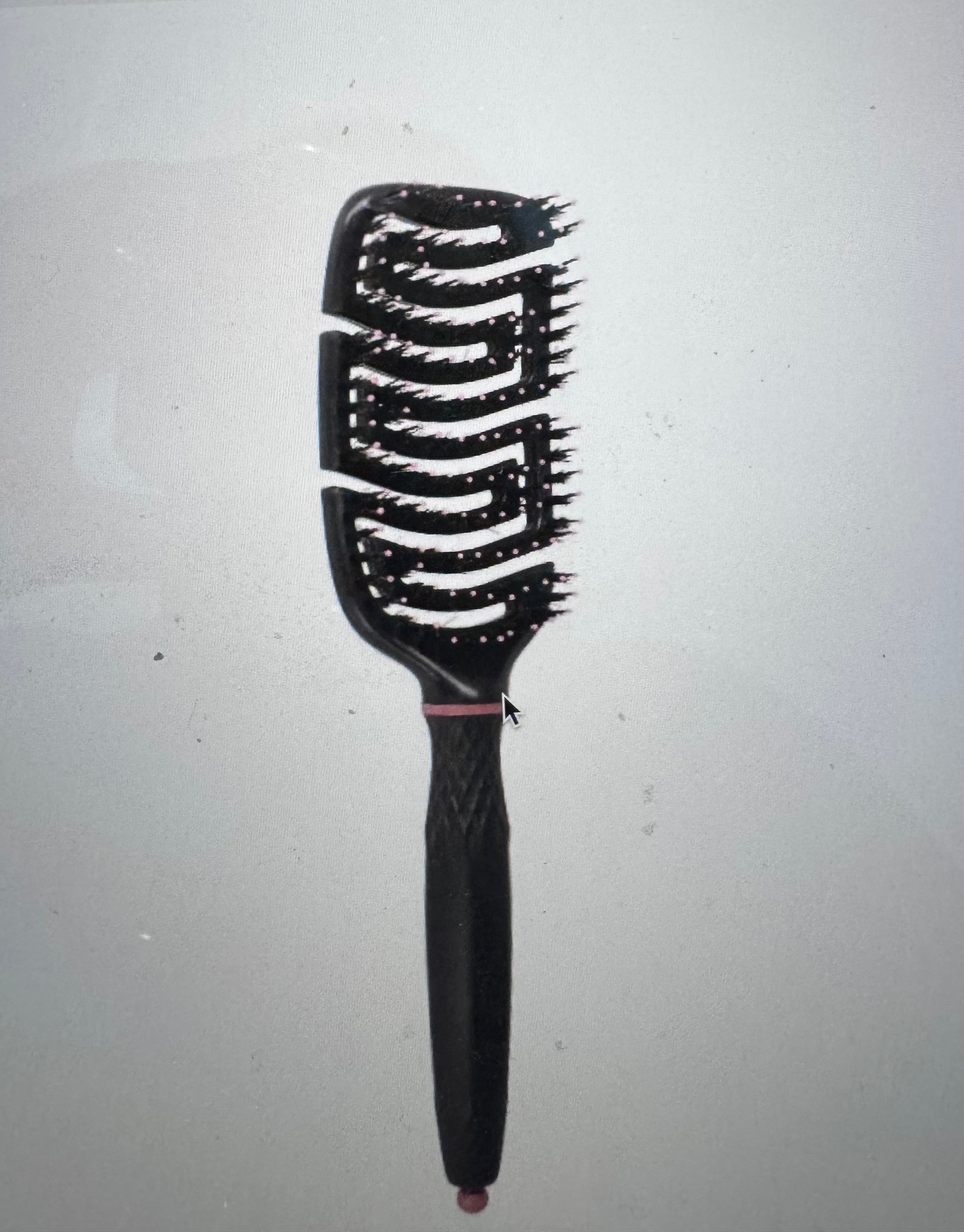 FLEXIBLE BRUSH WITH DOUBLE PIN