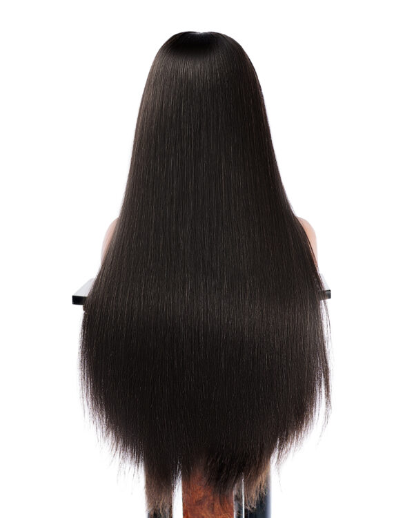 Bone straight Double Drawn  350g Glueless wig with HD 5x6 pre-plug Lace Closure - Image 3