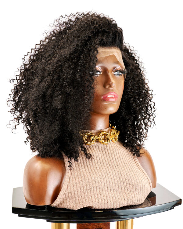 Afro kinky wig - Natasha. 350g full HD Lace 13*4, glueless unit - Image 4