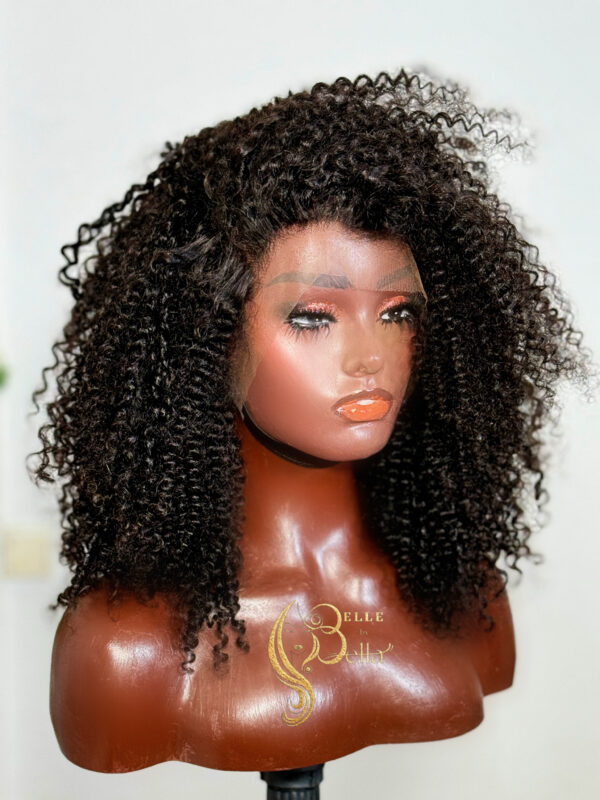 Afro kinky wig - Natasha. 350g full HD Lace 13*4, glueless unit