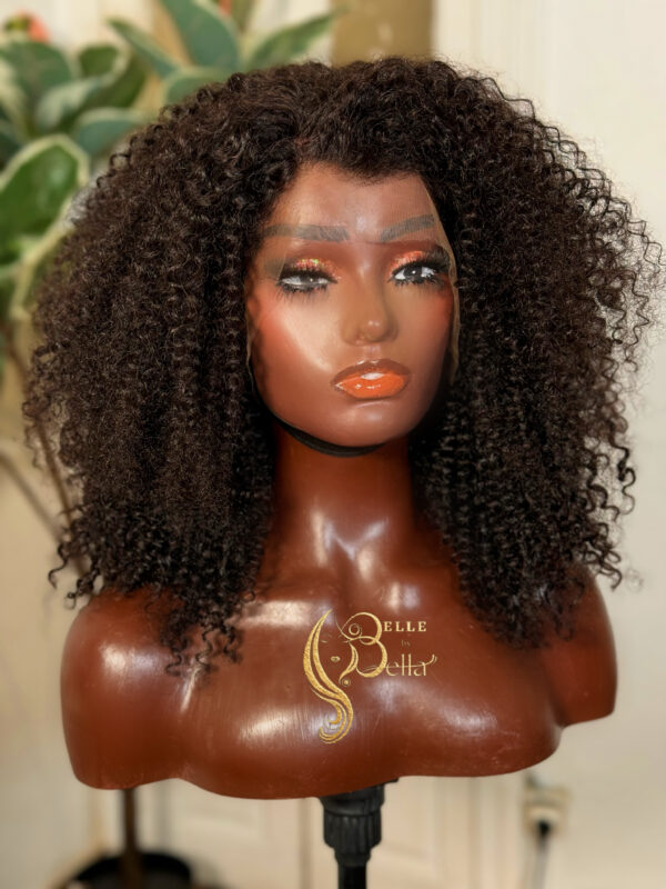 Afro kinky wig - Natasha. 350g full HD Lace 13*4, glueless unit - Image 3