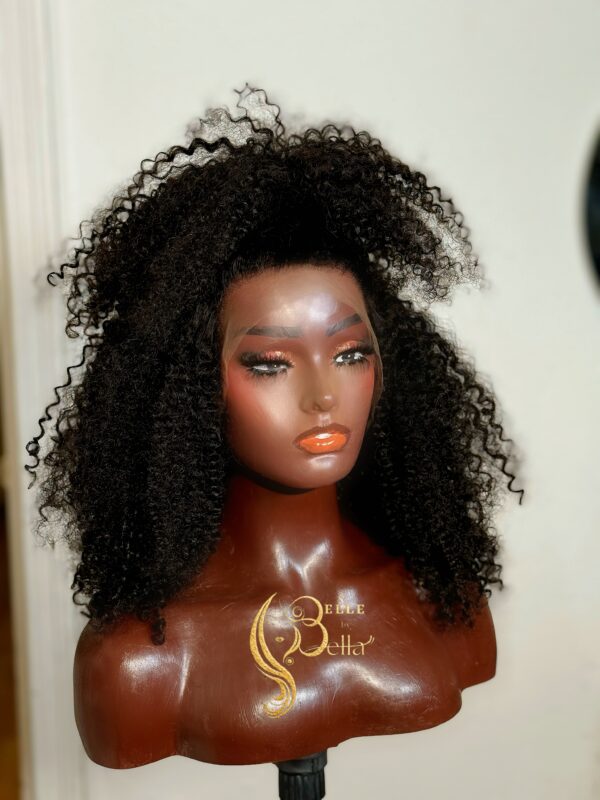 Afro kinky wig - Natasha. 350g full HD Lace 13*4, glueless unit - Image 5