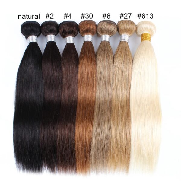 Single drawn Straight/bodywave bundle, natural black. 100g for sew-ins, 100% human hair. - Image 3