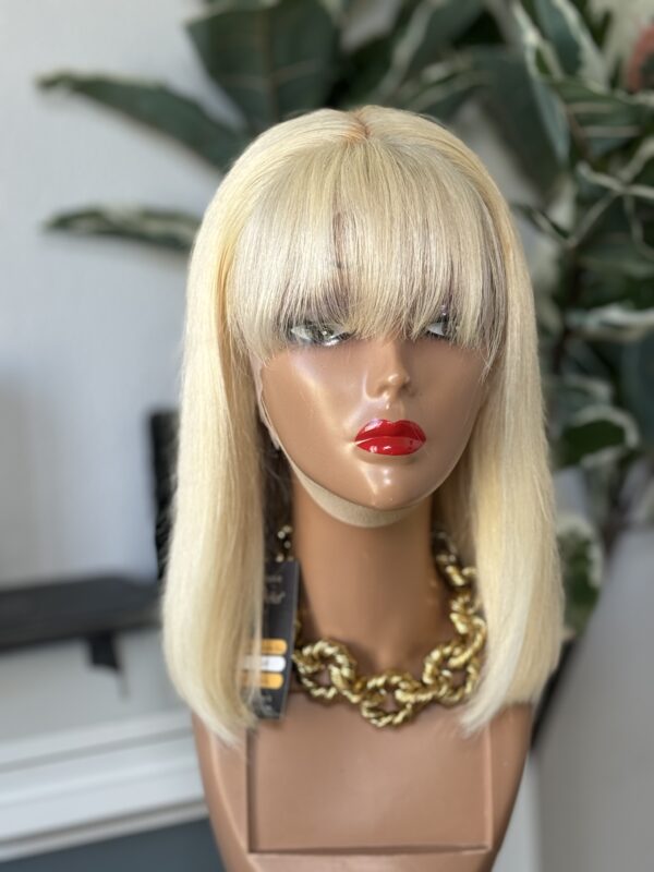 Blonde double drawn straight 13*4 full lace HD frontal. 12inch, 100% human hair - Image 3